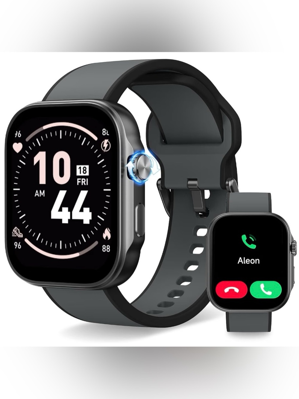 Watch for Men Women, 1.99" HD AMOLED Bluetooth Call Smartwatch